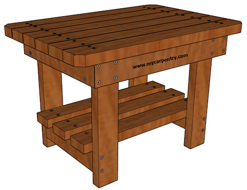 Patio End Table Plans