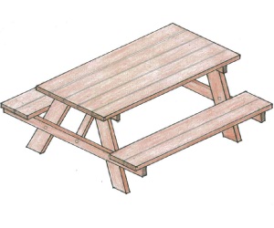 6 Foot Picnic Table Plans