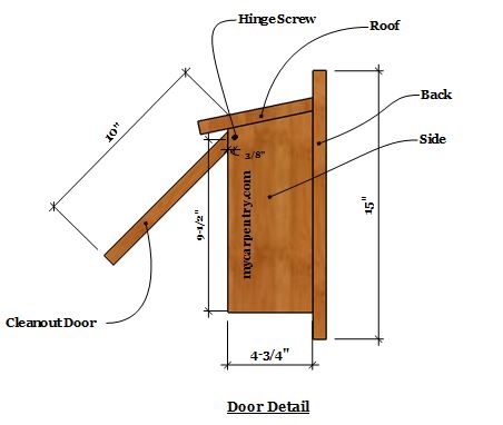 bluebird house hole size