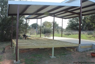 Finished Cedar Deck Frame