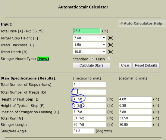 Stair & Step Calculator, Digital Birth