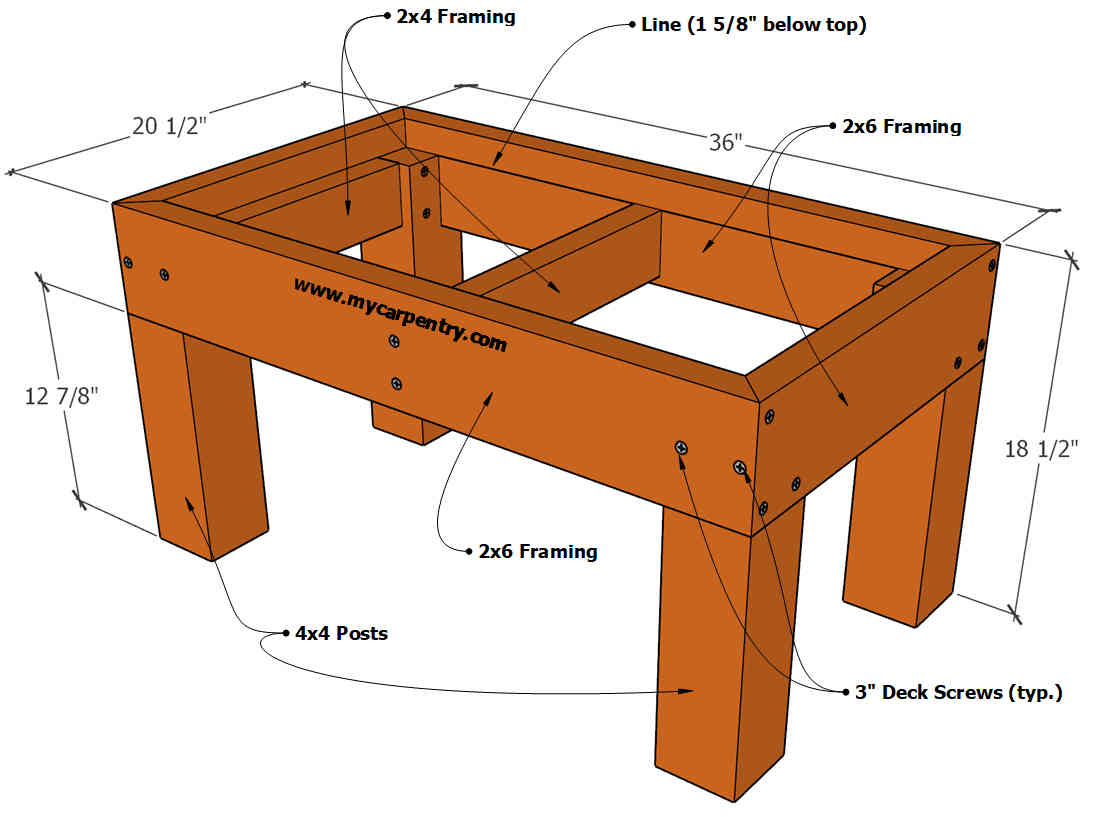 Wooden Bench