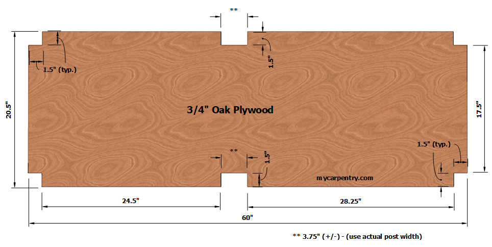 Home Bar Plans - Plywood Base