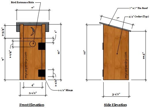 Outhouse Birdhouse - Birdhouse Plans that Resembles a 