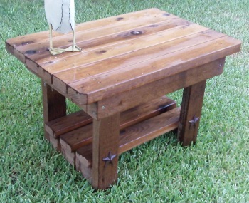 Patio End Table