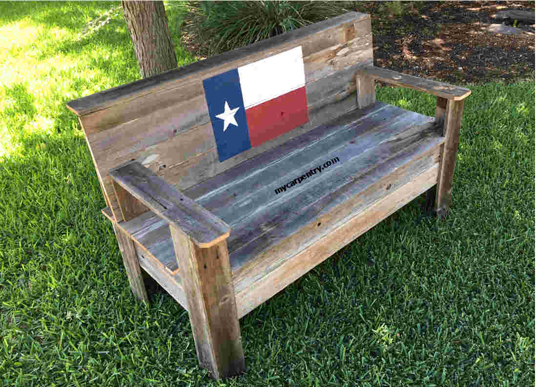 Outdoor Bench Plans How To Build A Bench Using Old Fence Boards