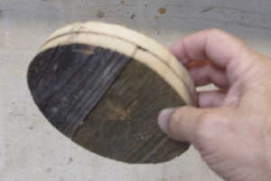 Wooden Wheelbarrow - Front Wheel