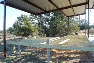 Cedar Deck Framing