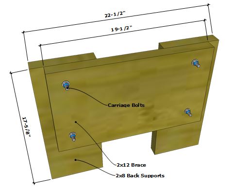 Custom Stairs - Back Support