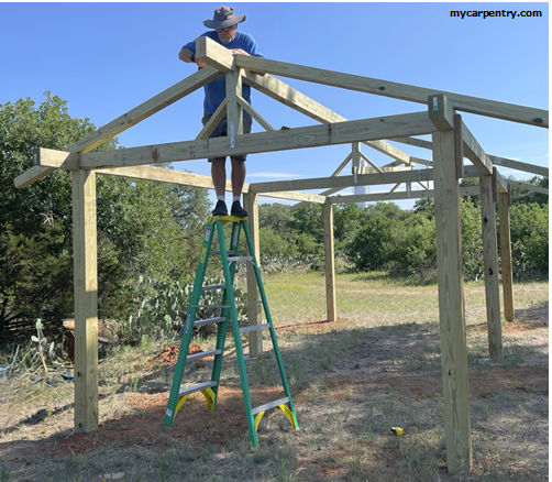 Installing Rafters