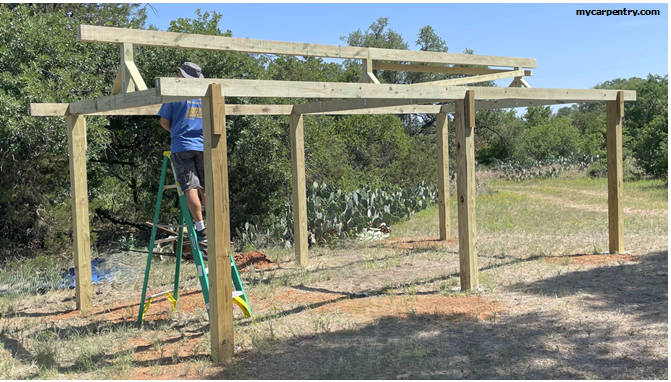 Setting the Ridge Beam