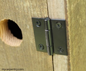 Outhouse Birdhouse Hinge