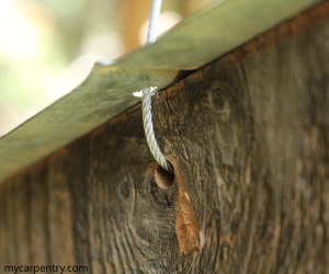 Outhouse Birdhouse Hanger