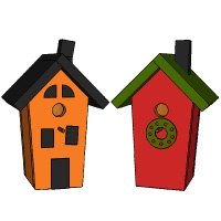 Red Barn Bird House