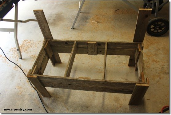 Rustic Bench Plans