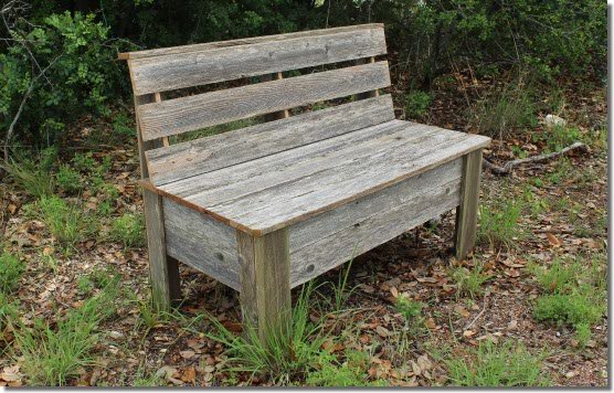 Rustic Bench Plans