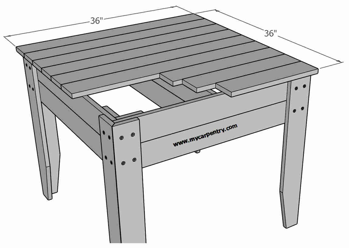 Rustic Dining Table - Top