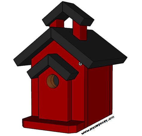 Schoolhouse Birdhouse