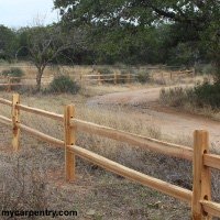 Split Rail Fencing