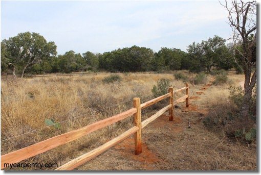 Split Rail Fence - Installation