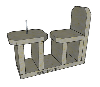 Squirrel Feeder - Perspective