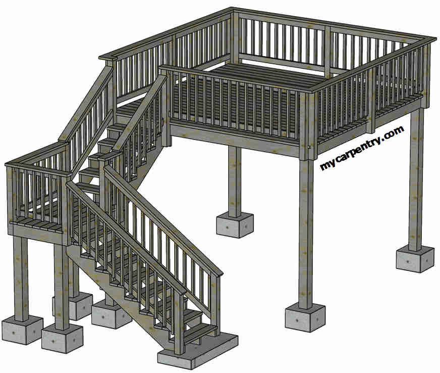 Stairs and Landings - Calculate stair rise and run - Cut ...