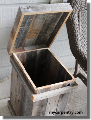 Wood Waste Basket