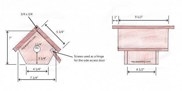 Wren Bird House